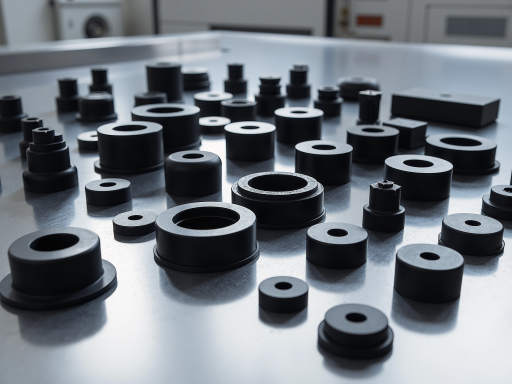 定制零件产品展示，多种规格的金属零件，表面处理工艺精良，尺寸符合要求，展现定制化生产能力